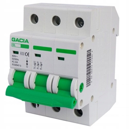 Gacia odpínač 230 V IP20 63 A